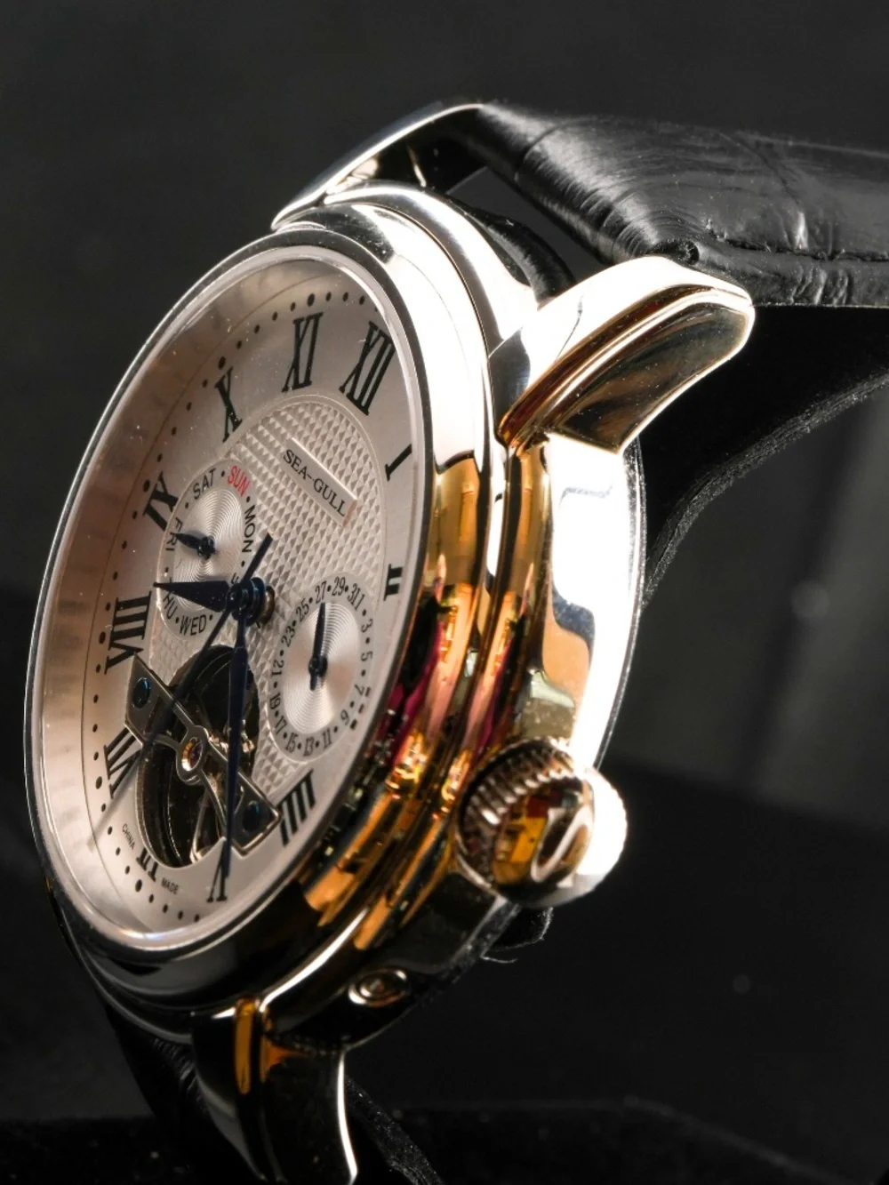 Seagull Watch | Flywheel Multifunctional Business Watch 42mm - Picture 3 of 14